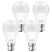Produktbild WELLHOME B22 LED Lampen Warmweiß, 9W A60 LED Birnen Ersetzt 60W Glühbirne, Bajonett Kappe 3000K Nicht Dimmbar Leuchtmittel 800 Lumens 230V, 4er-Pack