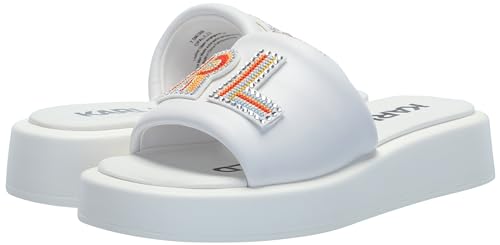 Image of KARL LAGERFELD Women's Opal Embellished Platform Sandal