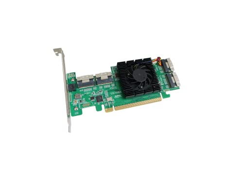Image of HighPoint Rocket 1580 NVMe 8-Port M.2 /U.2 Industry Fastest-Performance /Comprehensive Selection Capable of Supporting Over 100TB On a Single Controller!, Black