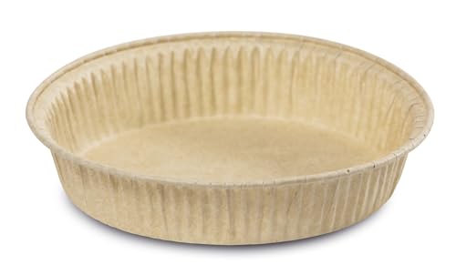 Guardini, Set mit 6 Kuchenformen Ø 9 cm, Einweg, Antihaft-Backpapier, 100% recycelbar, Havanna, Made in Italy, Linie Easy Bake Bio