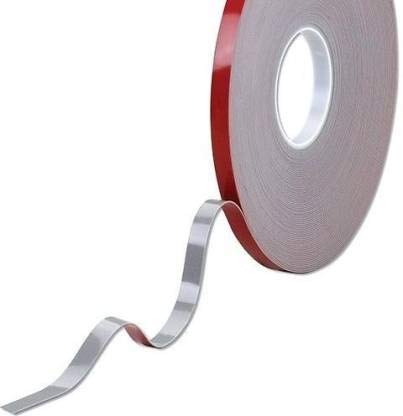 GLOBE TECH VHB Double Side Tape for High Strength Bonding Between Any Surface - Wood, Glass, Metal (12 mm x 8 Meters), Grey, Red-image-14