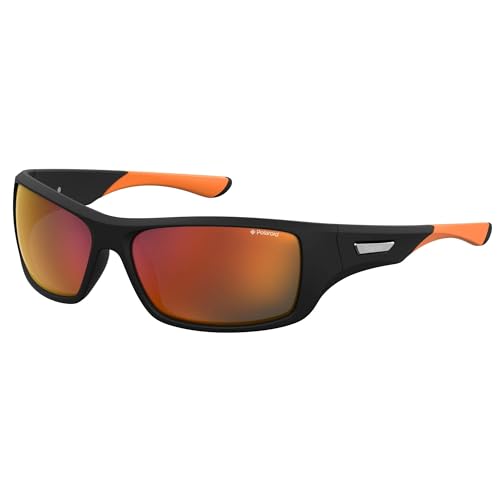 Polaroid PLD 7013/s Gafas de Sol, Negro (CAX/OZ BLK Ornge FL), 63 para Hombre
