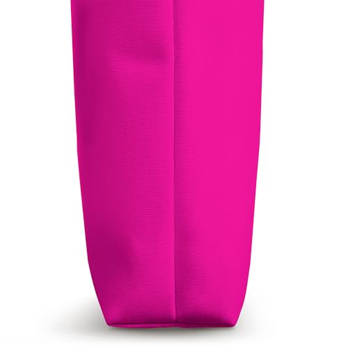Bolso Tote color rosa fucsia miniatura 3