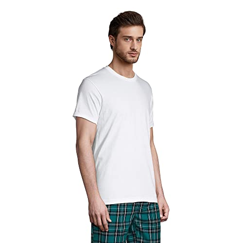 Lands' End Mens 3 Pack Crewneck T-Shirt White Regular X-Large #TOP3