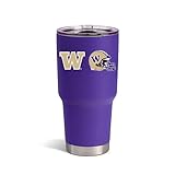 The Memory Company Officially Licensed NCAA - University of Washington 30oz Tumbler with Bottle Opener Bottom