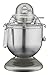 KitchenAid KSMC895CU 8-Quart Commercial Countertop Mixer with Bowl Guard, 10-Speed, Gear-Driven, Contour Silver