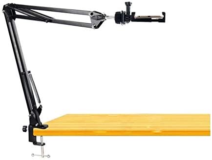 Miniatura 7 de Soporte de video para teléfono, soporte de cámara superior compatible con iPhone Samsung Live Streaming, hornear, manualidades, videos, lecciones en