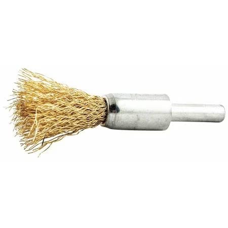 End Brush, Shank 1/4, Wire 0.008 Dia.