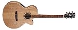 Cort 6 String Acoustic-Electric Guitar, Right, Open Pore Natural, Full (SFXABOP)