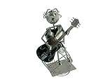 con guitarra decorativa en estilo artístico