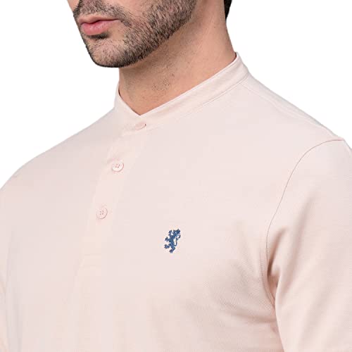 Image of Red Tape Henley Neck T-Shirt for Men | Comfortable & Breathable