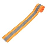 JEWEDECO Fluoreszierendes Reflektorband Hochsichtbares Sicherheitsband zum Aufnähen für Kleidung Verkehrsschutz und Nachtwarnung Langlebig und Farbbeständig