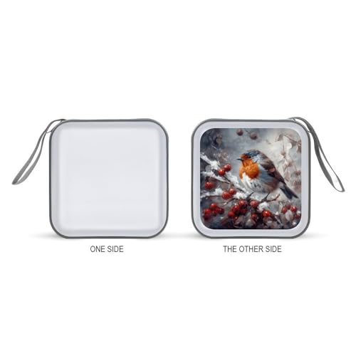 Funda para CD Bird on Branch con capacidad de 40 DVD en plástico duro 8