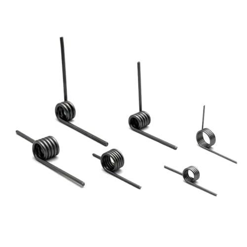 Muelles de torsión de 0.7mm para reparar cerraduras, mecanismos articulados y bisagras de 90° 4
