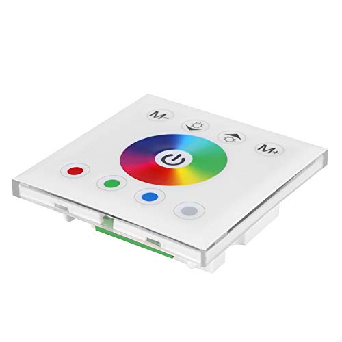Atenuador de interruptor de pared LED RGBW táctil con regulación de brillo precisa 4
