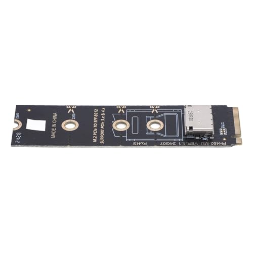 ANGGREK PCIe 3.0 M.2 MKey to SFF-8611 Adapter, System Expansion M.2 to Oculink SFF-8611 Host Adapter PCIe X4 for PCIe NVMe SSD