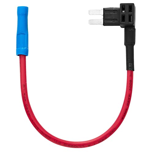 AUTOZOCO Adaptador mini para fusible coche ATM APM 32V, Adaptador de fusible mini automotriz, Portafusibles mini ATM APM, Adaptador de fusible de cuchilla miniatura, Soporte fusible mini para coche