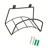 FOLODA Platzsparender Wandhalter Für Außenschläuche Aus Metall Organisiert 50 M Gartenwasserleitungen Sicher Hinterhof Langlebige Aufbewahrungslösung Für Außenschläuche