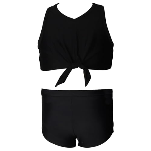 Bikini para niñas ropa de playa cómoda y traje de baño atlético infantil