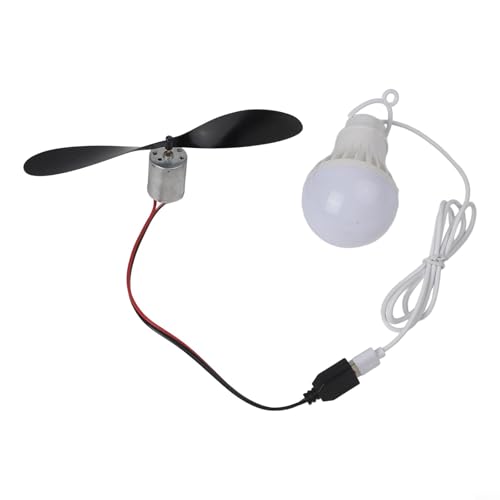 Pour éolienne avec lumière USB pour projets en classe axés sur l'énergie renouvelable