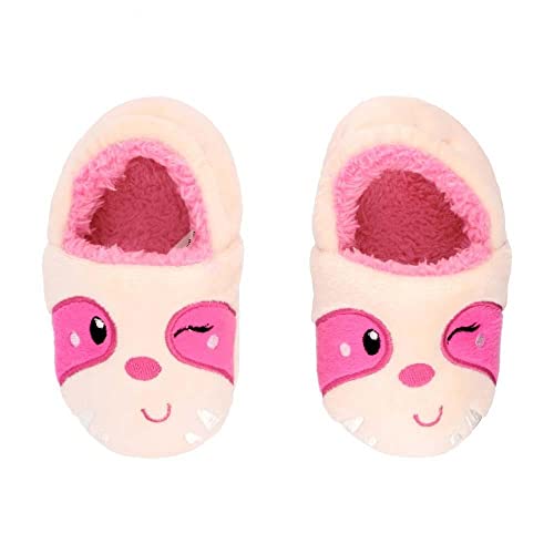 Pantufa Infantil Menina Preguiça Rosa Pimpolho-24-25