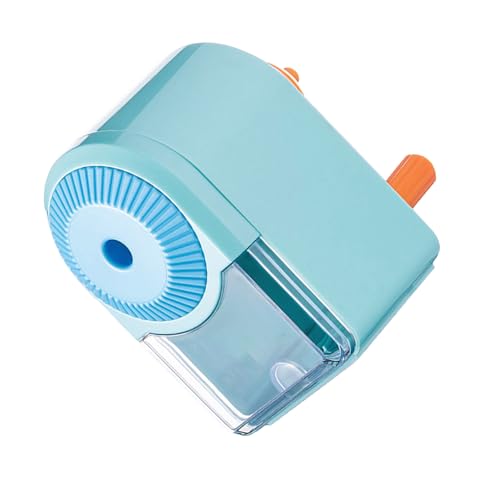 ポータブル鉛筆削り手動鉛筆削りハンドクランクプレゼント文具学生用ポータブルハンドクランク手動プレゼント文具