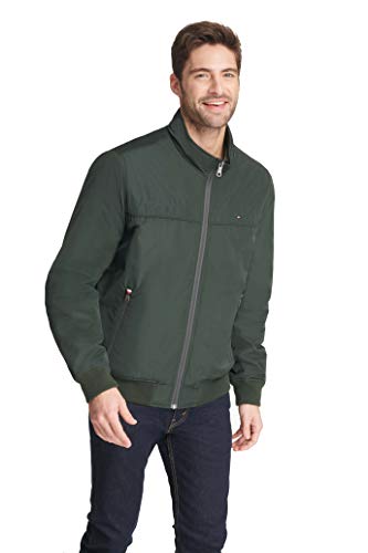 Image of Tommy Hilfiger Men's Performance Faux Memory Bomber Jacket