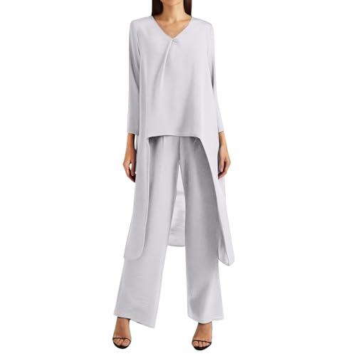 Tailleurs tunique costume haut de gamme coupe fluide pour femme chic