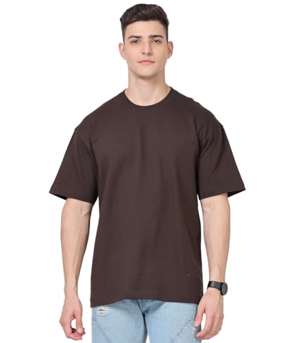 Image of Not Funny 280 GSM Pure Organic Cotton Oversized t Shirts for Men | Drop Shoulder Tshirt for Men & Boys (Available in Black, Blue, Beige,Orange & White)