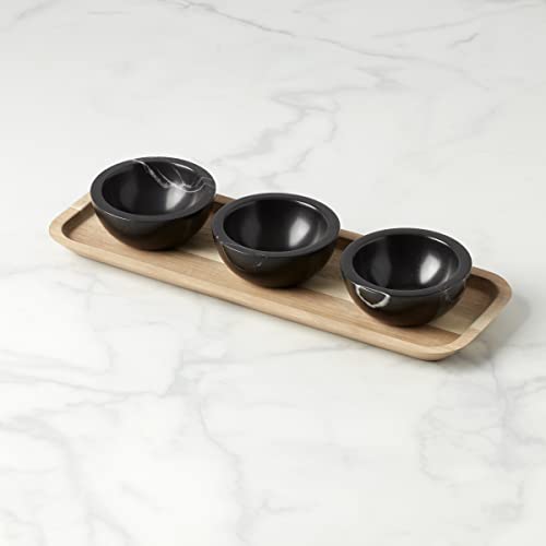 Lenox Lx Collective Tray With 3 Dip Bowls, 3.65 Lb #TOP2
