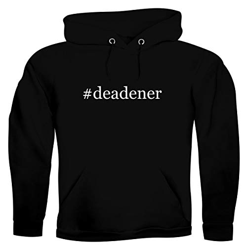 #deadener - Men's Hashtag Ultra Soft Hoodie Sweatshirt, Black, Medium