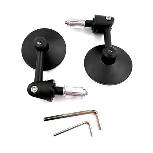 Retrovisores para scooter con visión ajustable completa kit de espejos de manillar para moto y ATV 1