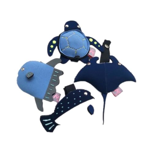 ウェットスーツ生地のマスクホルダー4点セット 雑貨 日用品 キャラクター