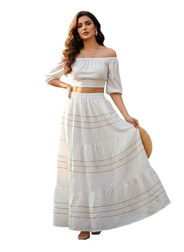 Payal Creation Women Rayon Flared Long Skirt with Gotta Patti Work
