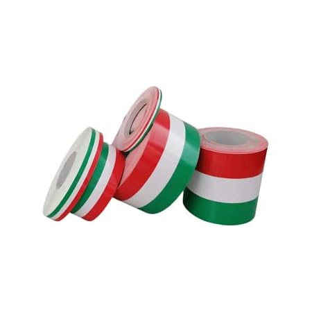 Italien Flagge Auto Aufkleber - 3D Metall Emblem Set, 2 Paar, 1,5x8cm