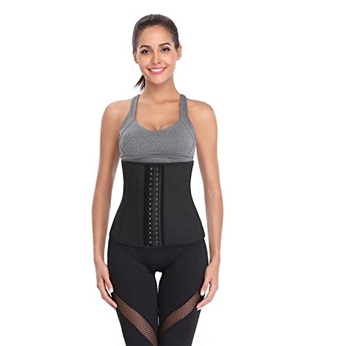 Corset femme en caoutchouc respirant avec 25 baleines acier