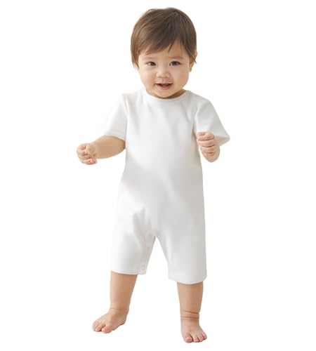 Newborn Short Sleeve Romper Solid Jumpsuit 100% Cotton Infant Clothes Baby One-Piece Outfit 0-12 Months