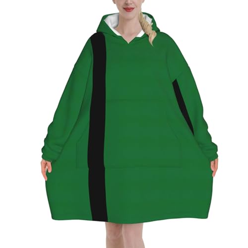 Couverture à capuche en flanelle douce et originale, le cadeau idéal pour les frileux