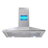 AURAKICH Range Hood 30 inch, 450CFM Wall Mount Kitchen Hood in Stainless Steel,...