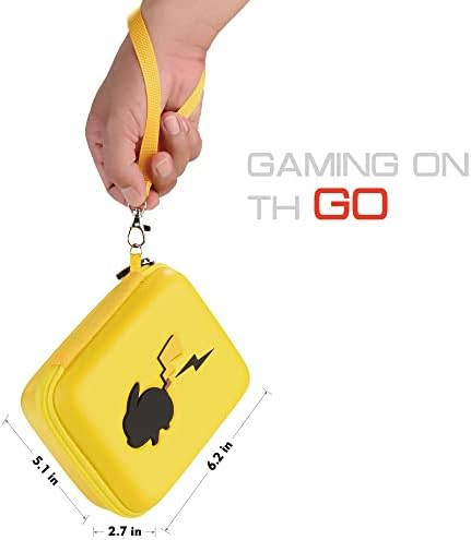JoyHood Trading Card Storage Tin Box for TCG Cards, Hard-Shell Game Cards Carry Case Holder Bag, Holds Up to 400+ Cards