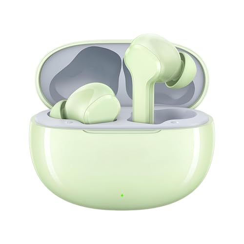 Image of Real Me T110 Buds | 50dB Active Noise Cancellation, Hi-Res LHDC Audio, 12.4mm Dynamic Bass Driver, 6 Mic Clear Voice Calls, 51,IP55 Waterproof,TWS for Apple & Android (T110, Country Green)
