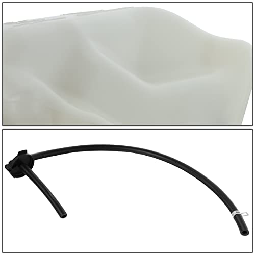 To3014121 Factory Style Car Coolant Reservoir Overflow Bottle Tank With Cap And Hose Compatible With Toyota Highlander 2004-2007, Bare White #TOP4