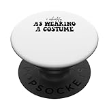 Photo Gallery travestimento divertente per halloween con scritta "i identify as wearing a costume" popsockets popgrip intercambiabile Photo Gallery travestimento divertente per halloween con scritta "i identify as wearing a costume" popsockets popgrip intercambiabile