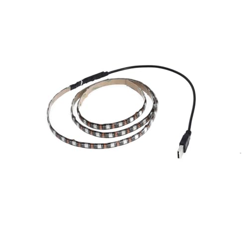Tira de LED RGB flexible USB 1m para dormitorio miniatura 7