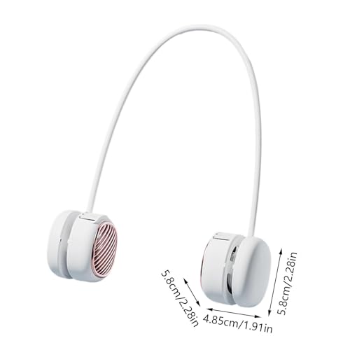 Ventilateur de cou pliable 5 vitesses avec écran LED portable - 7