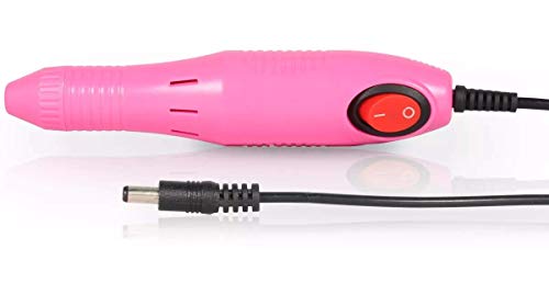 Lixadeira Elétrica de Unha para Manicure e Pedicure Profissional com Brocas e Acessórios e Motor Biv