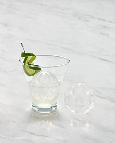 W&P Design Ripple Single Ice Mold, Perfect Etched Sphere, Slow Melting for Whiskey and Cocktails, Food Grade Premium Silicone, Dishwasher Safe, BPA Free (WP-ICE-WAV-CH) - Image 5