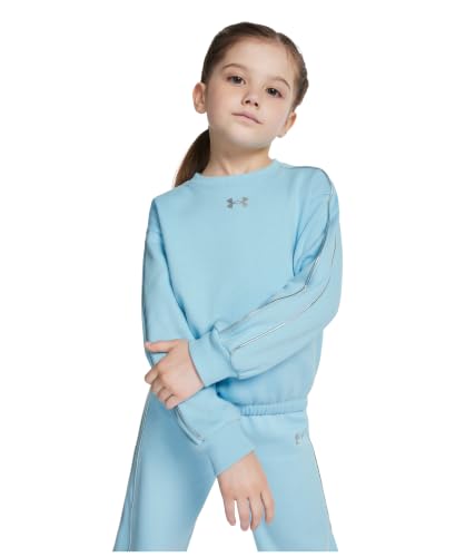 Image of Under Armour Girl's 2-piece Fleece Sweatshirt and Sweatpants Set, Soft & Comfortable