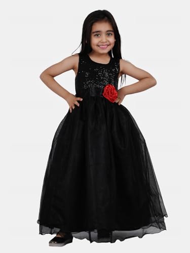 Image of Ripening Kids Sequined Ball-Gown for Your Little Princess's Birthday Celebration Girls' Dresses