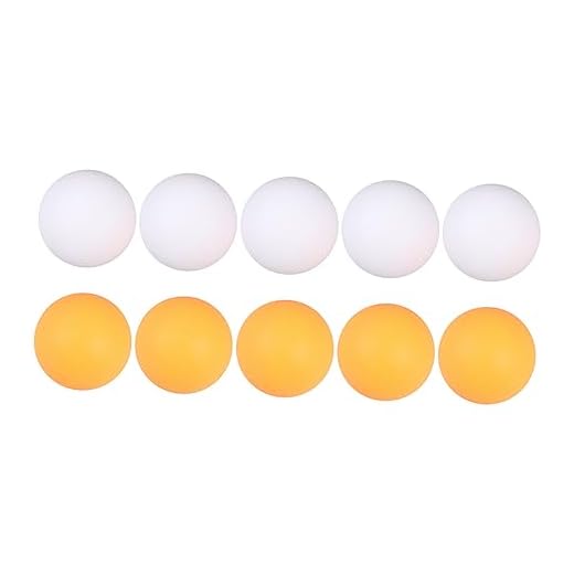 INOOMP 10 Pcs Bolas De Pong Bolas De Tênis De Mesa Novo Material Suprimentos